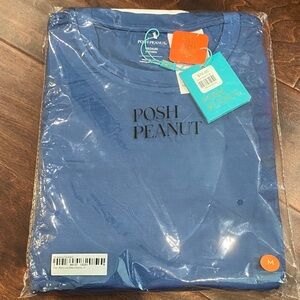 Posh Peanut Bamboo Men's Long Sleeve Pajama Set Fritz Christmas Size M NWT